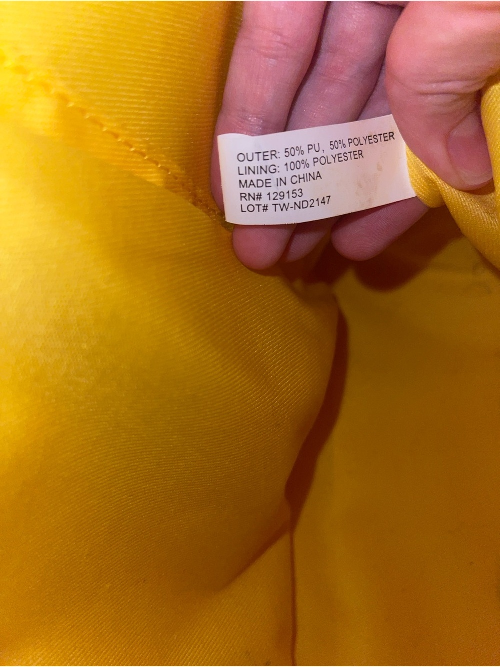 Telfar Bright Yellow Tote with Embossed Logo - Picture 8 of 8
